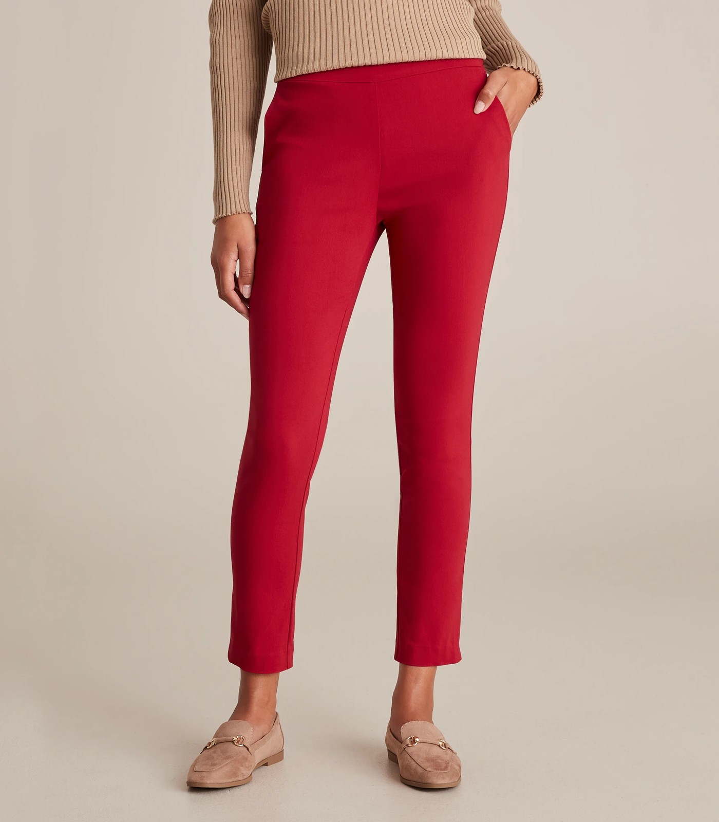 Red sales pants australia