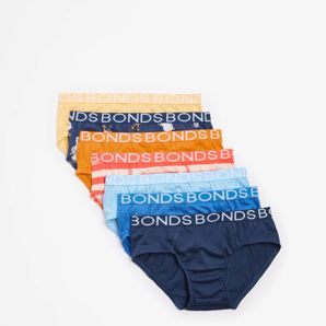Bonds 7 Pack Boys Briefs thumbnail 2
