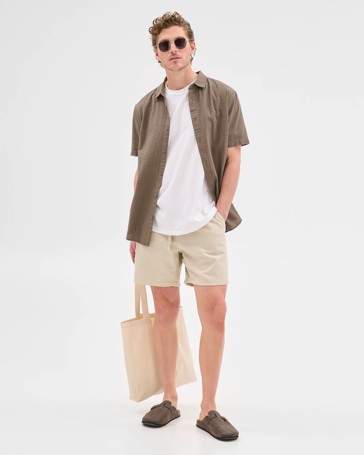 Australian Cotton Textured Shorts