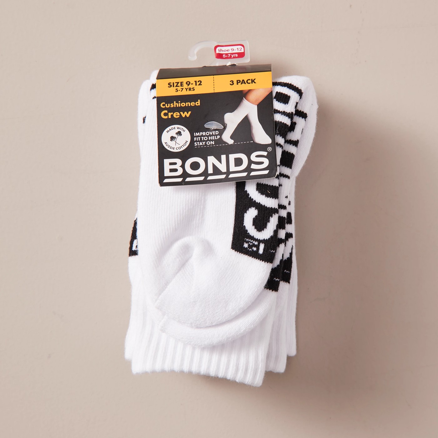 3 Pack Bonds Crew Socks 3 of 3