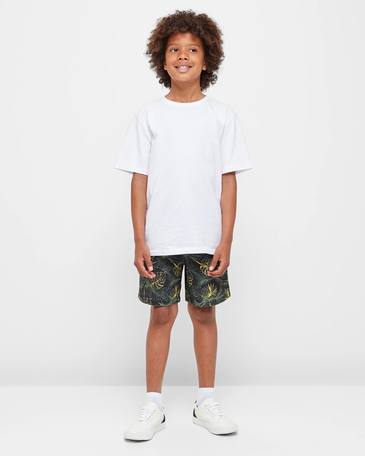 Printed Texture Volley Shorts 2 of 4