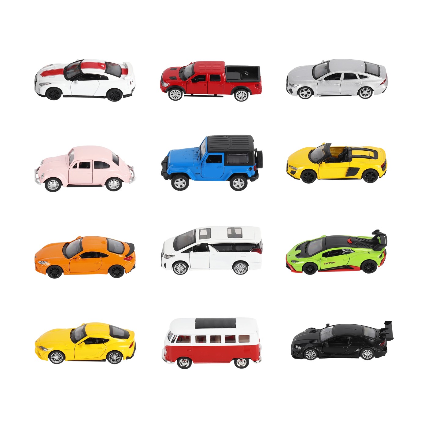 Metal Speed Zone (MSZ) Die Cast Metal Street Series Scale Model Car - Assorted 3 of 4
