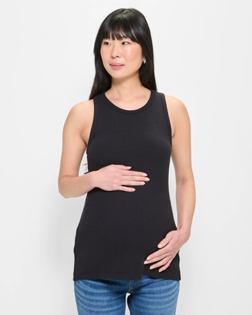 Maternity Ribbed Tank Top