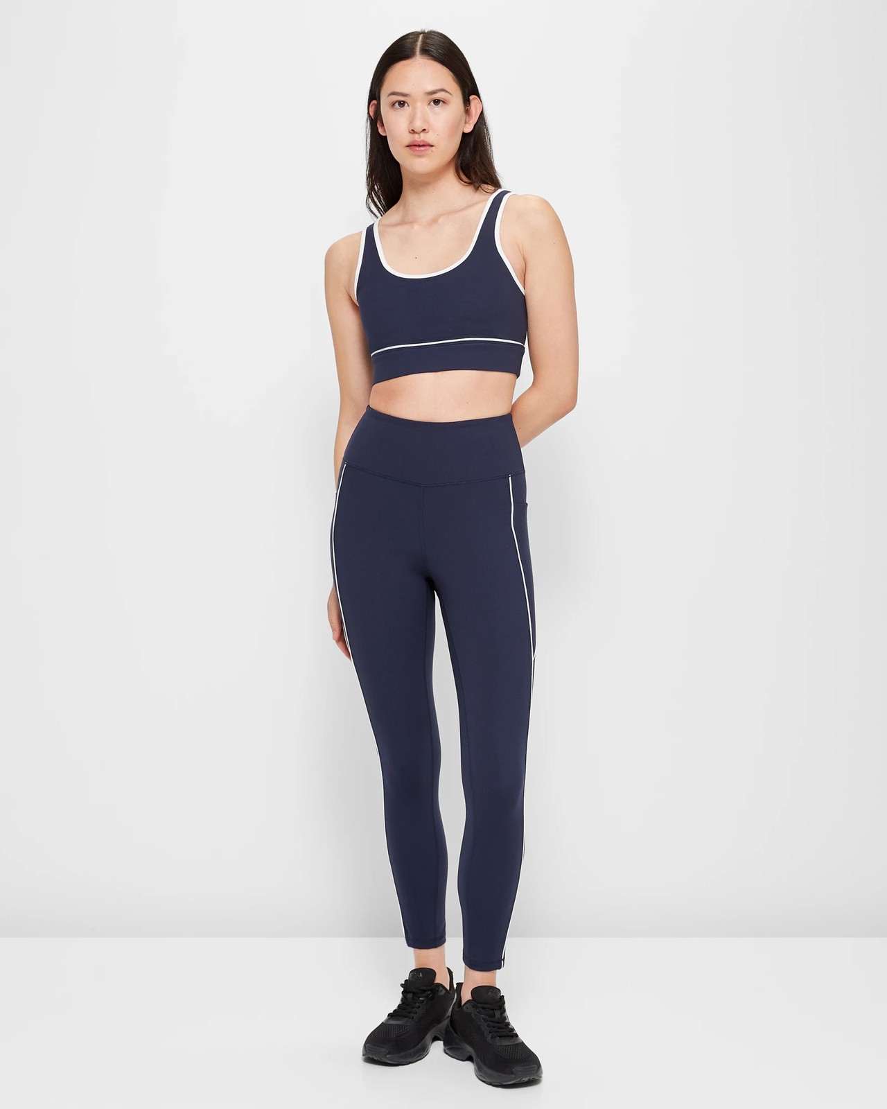 Active Workout Piped 7/8 Length Tights | Target Australia