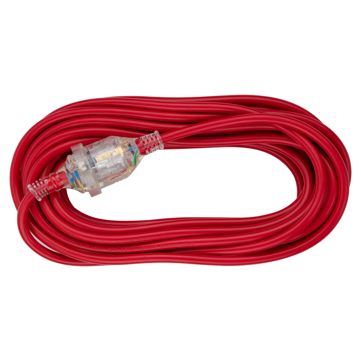 10m Arlec Red Heavy Duty Extension Lead 2 of 4