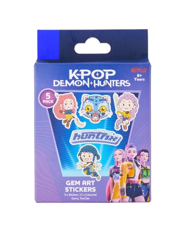5 Pack KPop Demon Hunters Stickers Kit