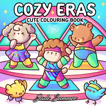 Cozy Eras Cute Colouring Book by Jade Summer - Book