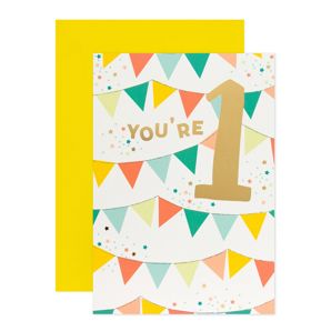 Connections from Hallmark 1st Birthday Card - You're 1 product image