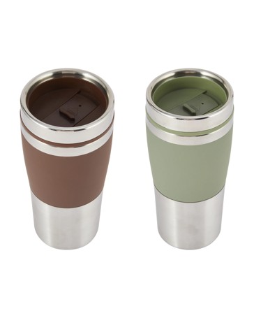 Anko 450ml Double Wall Travel Mug - Assorted