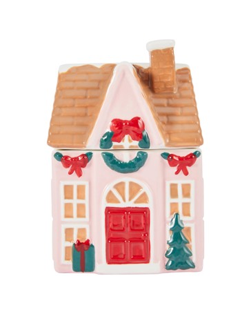 Anko Christmas Gingerbread House Ceramic Candle