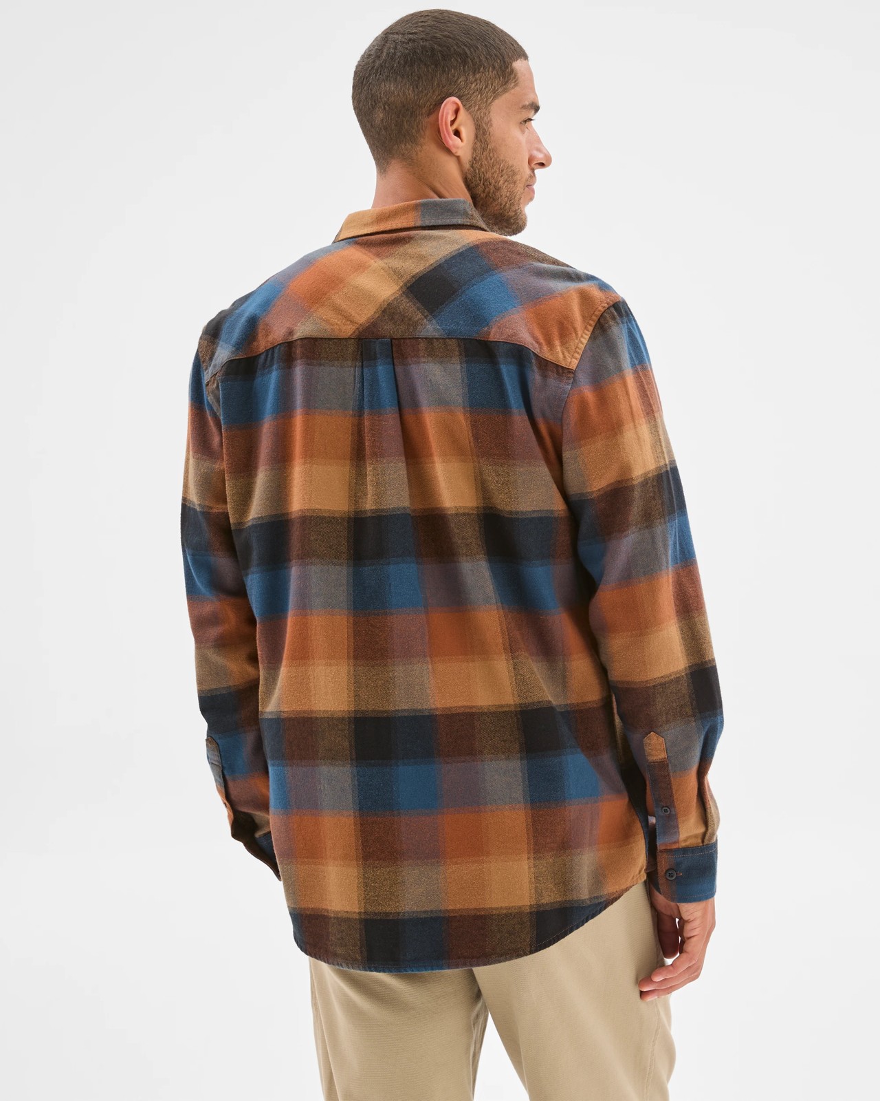 Australian Cotton Long Sleeve Flannelette Shirt  - Multi 6 of 6