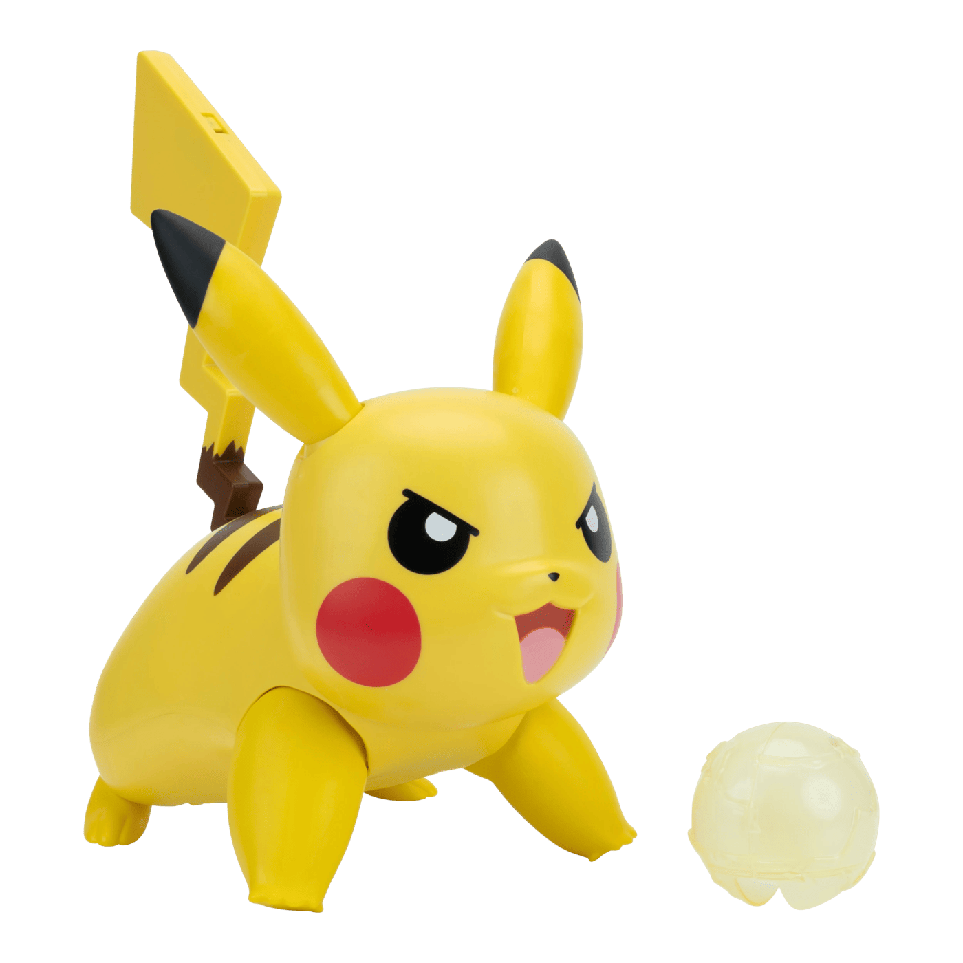 Pokemon Battle Action Interactive Pikachu with 100+ Unique Reactions, Lights & Tail Launcher 2 of 6