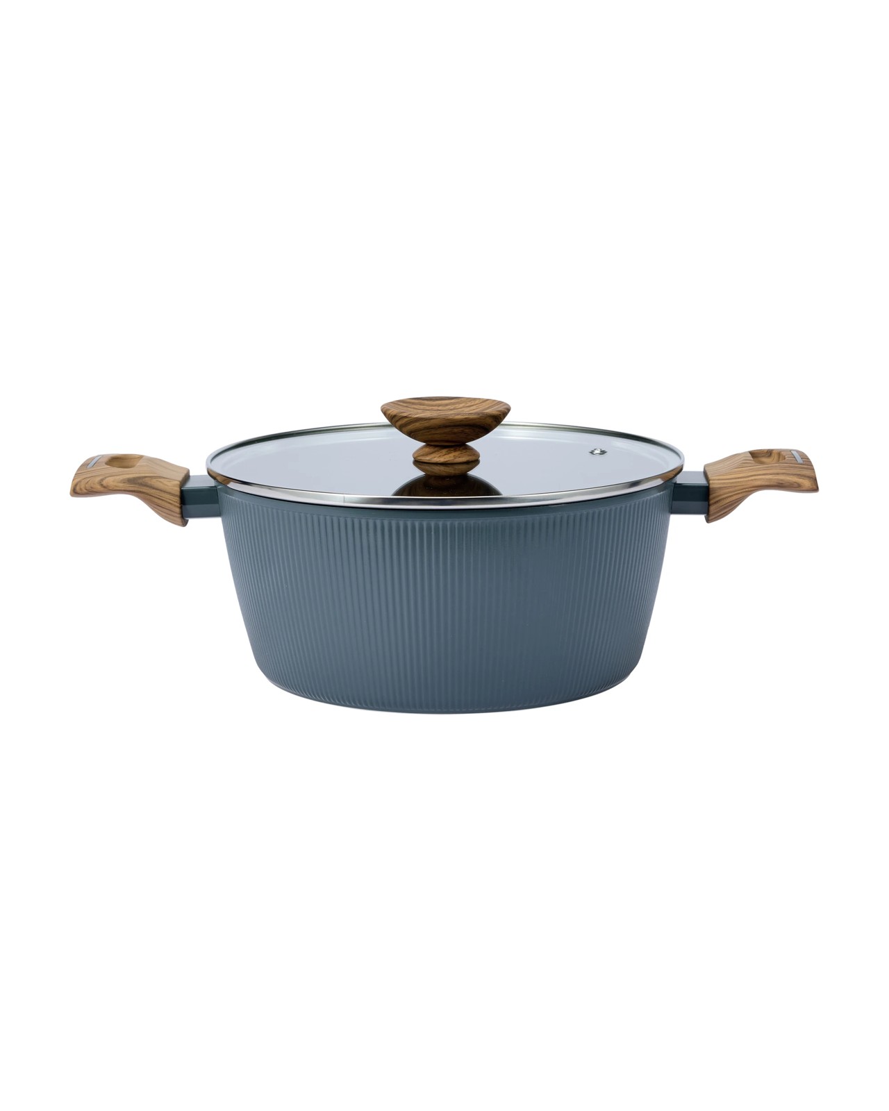 Anko 5 Piece Wood Look Linear Cookware Set - Grey 3 of 6
