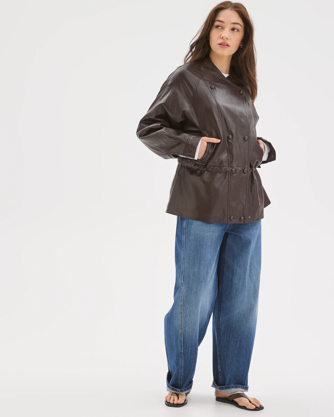 Lily Loves PU Aviator Jacket 2 of 5