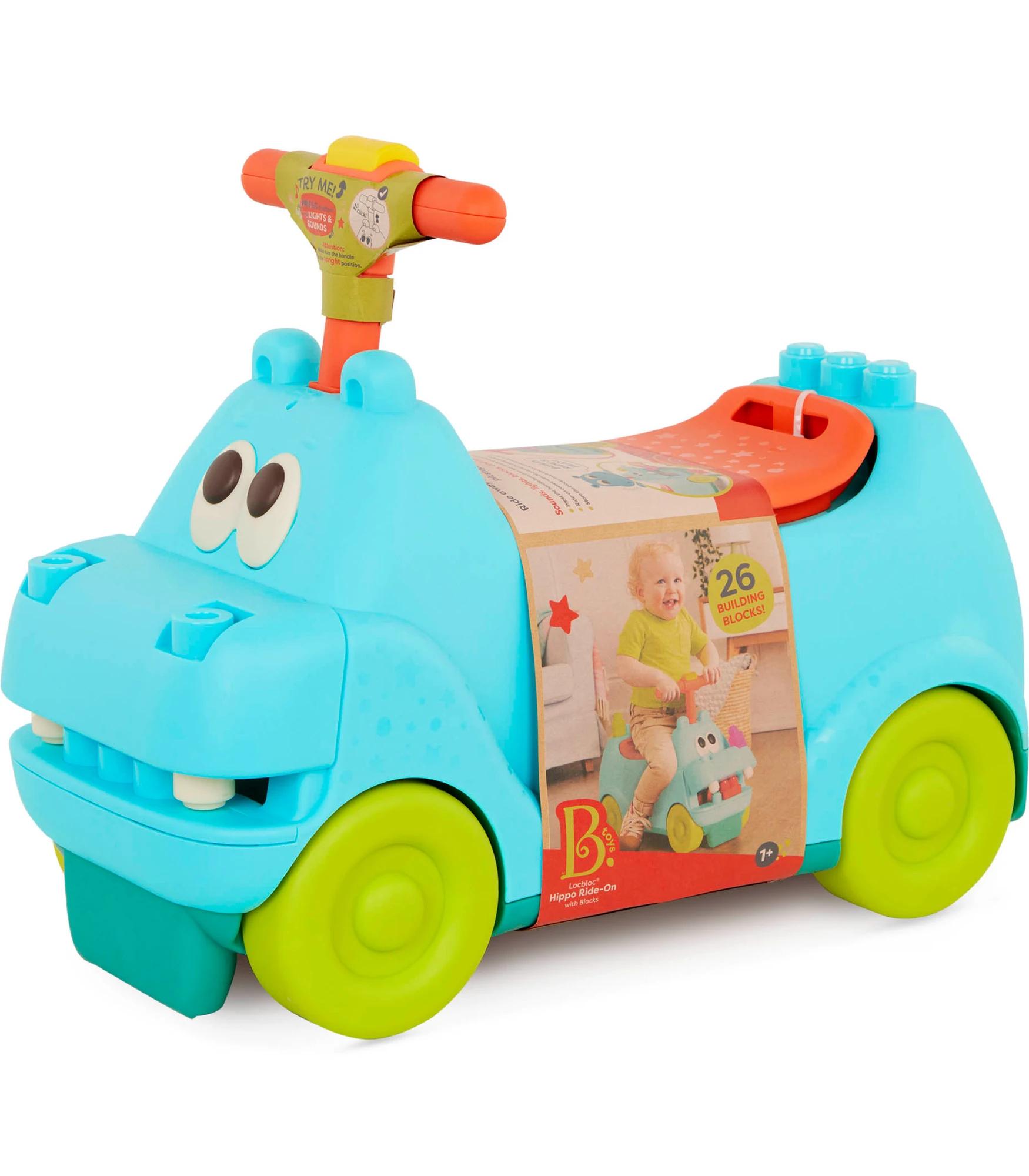 B. Toys Locbloc Hippo Ride-On With Blocks | Target Australia