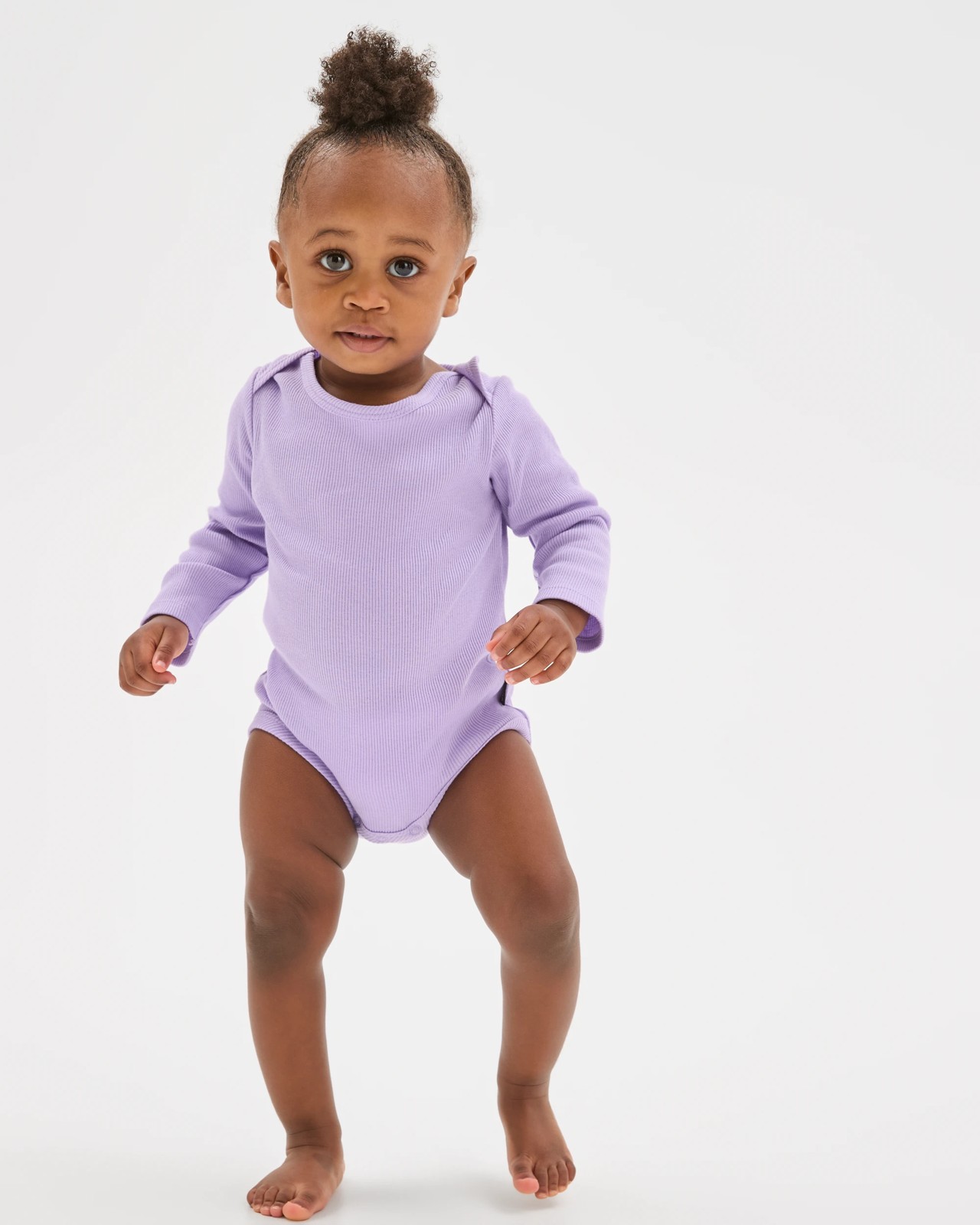 Bonds 3 Pack Baby Everyday Long Sleeve Ribbed Bodysuits - C,P,L 2 of 6