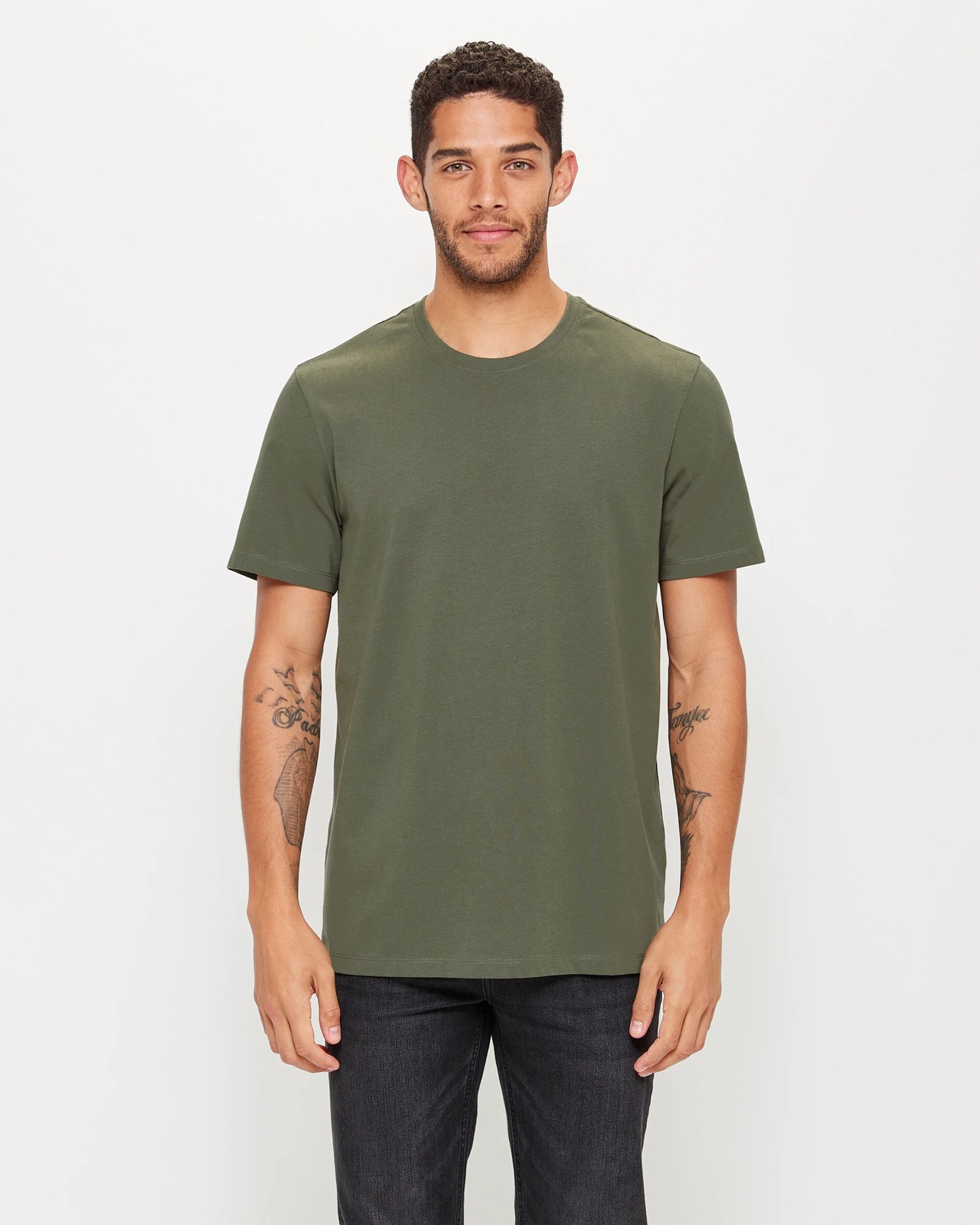 Khaki green t shirt hotsell