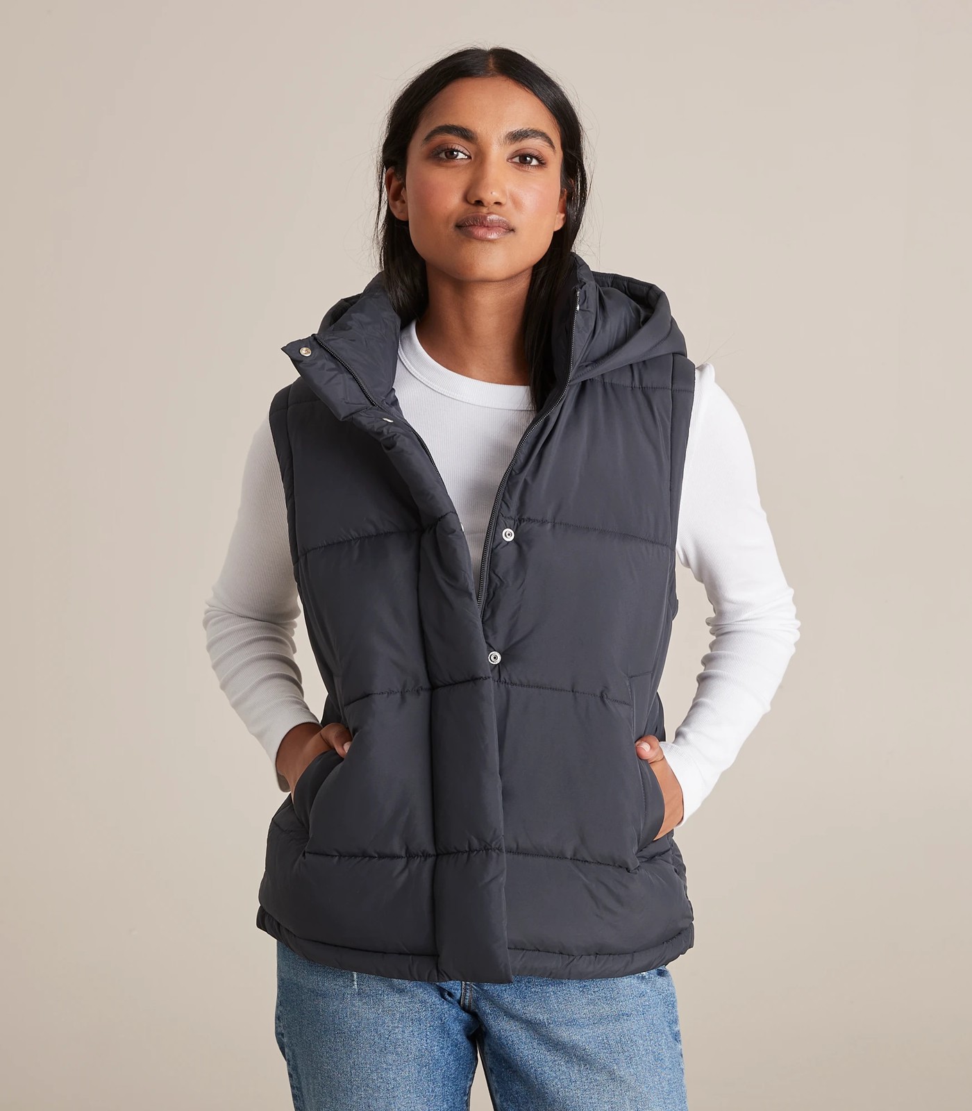 Hooded Puffer Vest