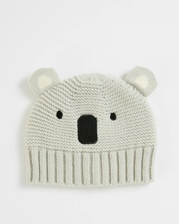 Baby Embroidered Koala Beanie