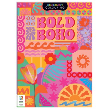 Kaleidoscope Colouring: Bold Boho - Book