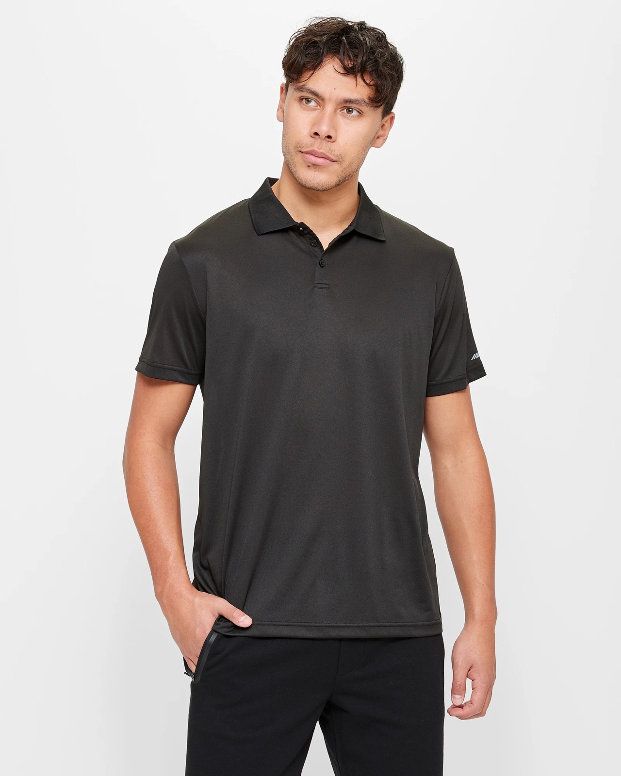 Black polo hotsell shirt target