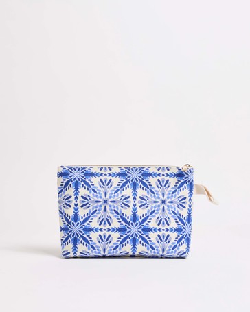 Printed Canvas Swim Bag