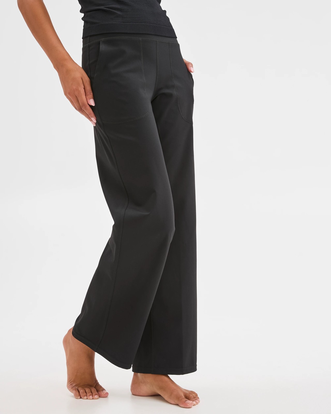 Active Studio Soft Wide Leg Pants - Black 2 of 6