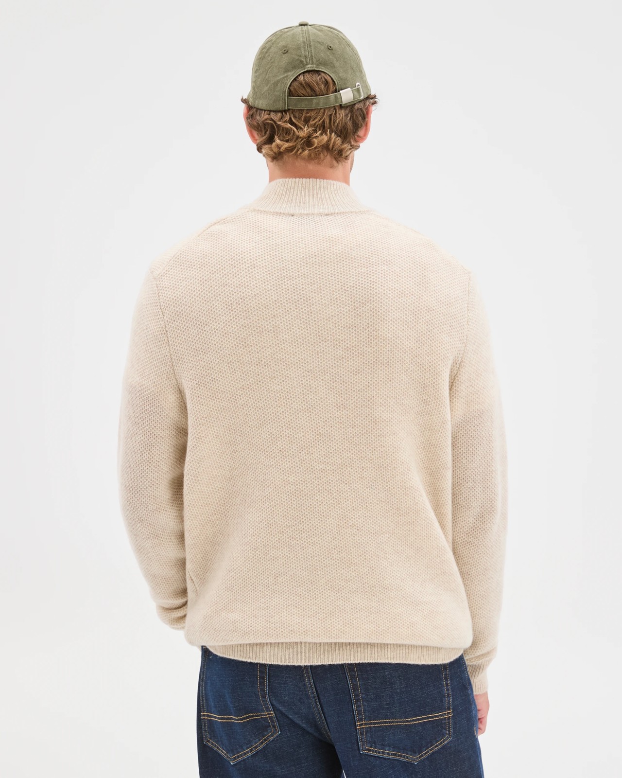 Lambswool 1/2 Zip Knit Jumper 6 of 6