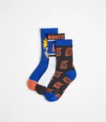 Naruto Crew Socks - 3 Pack