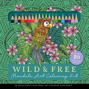 Wild & Free Mandala Art Colouring Kit - Book product image