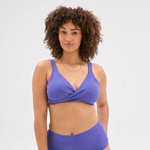 High Waisted Textured Bikini Briefs - Shape Your Body