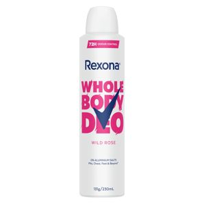 Rexona Whole Body Deo 230ml - Wild Rose product image