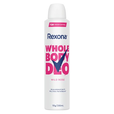 Rexona Whole Body Deo 230ml - Wild Rose