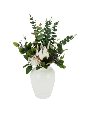 Anko Artificial Protea in Vase