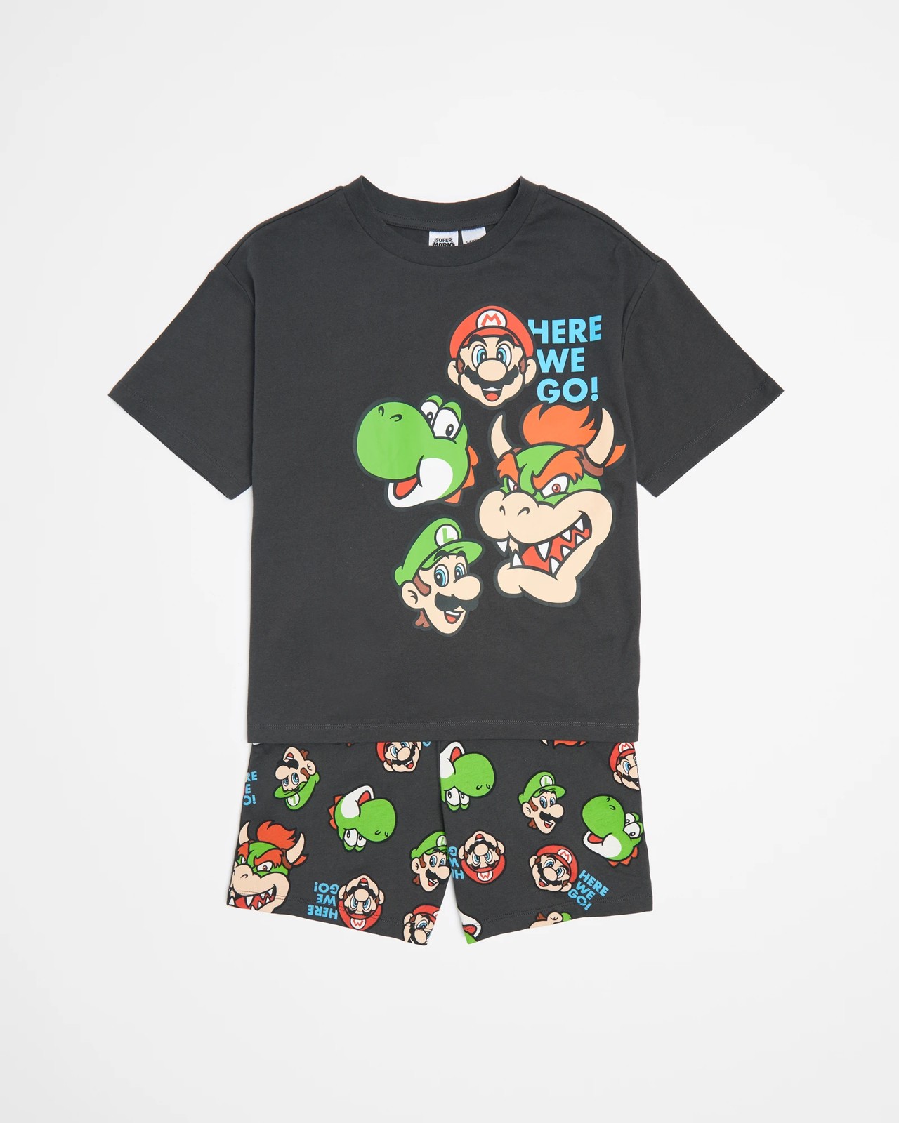 Super Mario Cotton Pyjama Set Target Australia