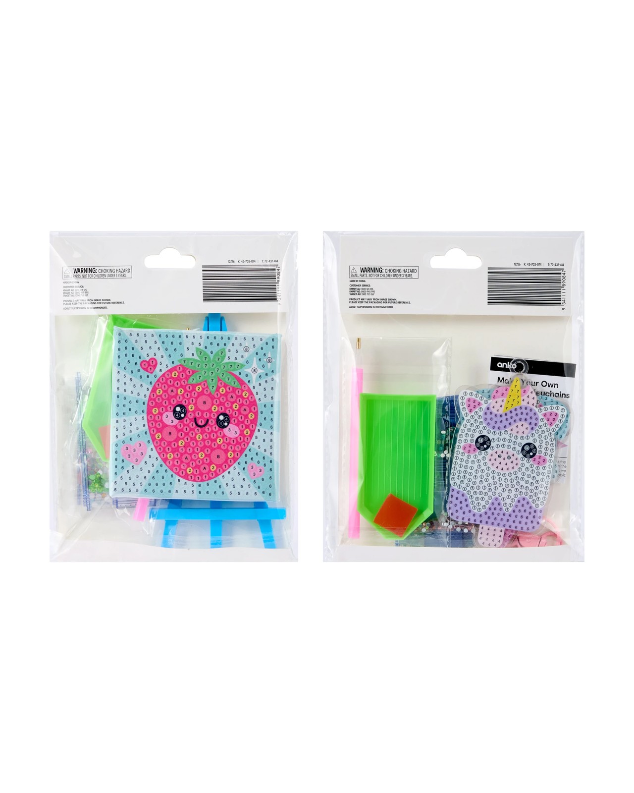 Anko 15 Piece Make Your Own Gem Art Kit - Assorted 3 of 3