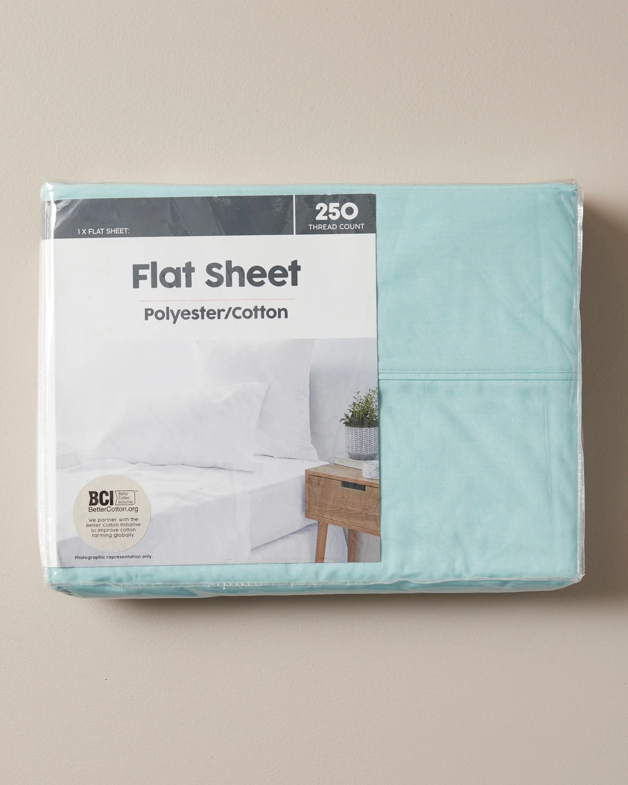 250 Thread Count Polyester Cotton Flat Sheet Target Australia