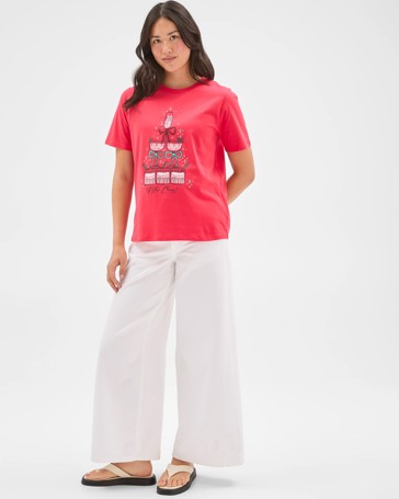 Australian Cotton Printed Christmas T-Shirt
