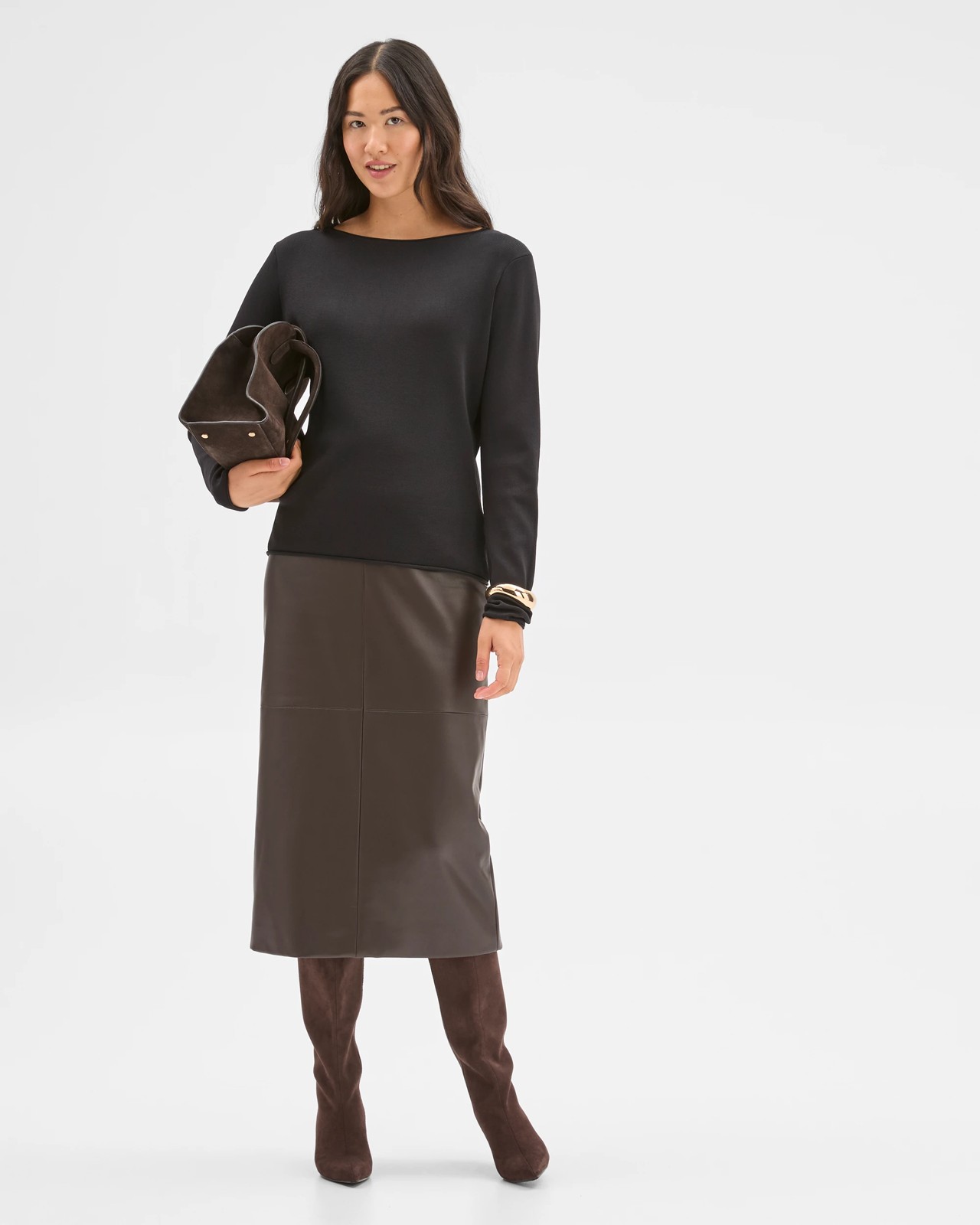 Preview Ultimate Long Sleeve Sweater - Black 2 of 6