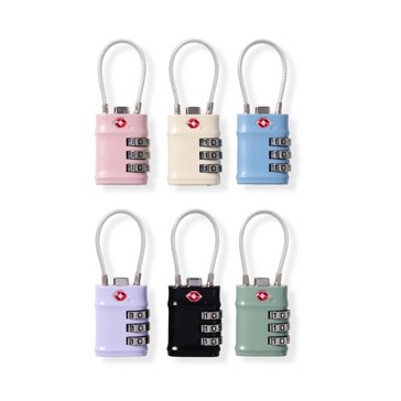 Flexible TSA Travel Lock, Assorted - Anko