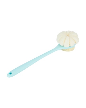 OXX Bodycare Dual-Sided Body Brush & Bath Puff - Mint