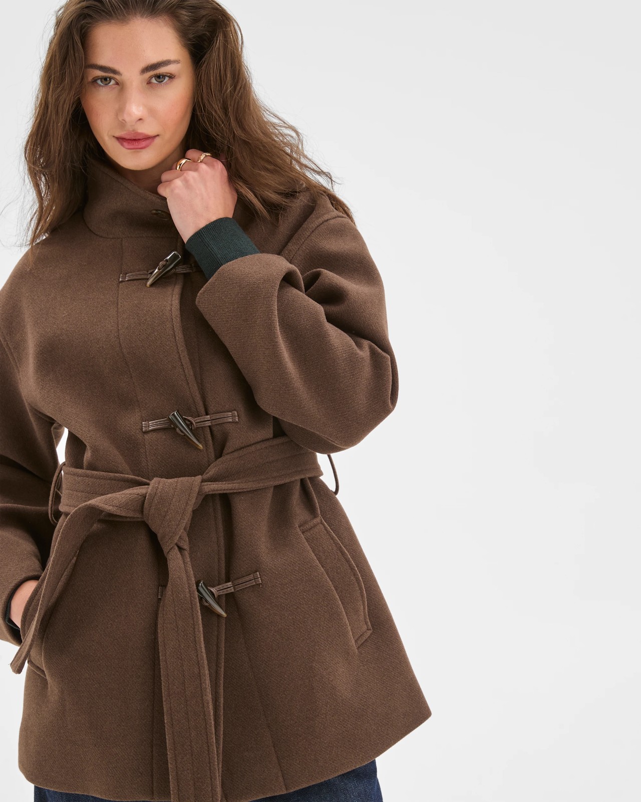 Petites Tie Waist Twill Jacket 3 of 6