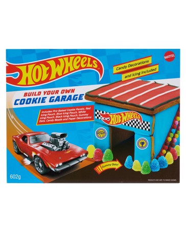 Hot Wheels Build Your Own Cookie Garage 602g - Anko