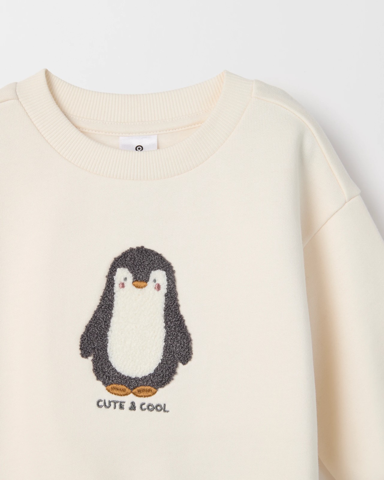Baby Organic Cotton Jumper - Penguin Gardenia 5 of 5