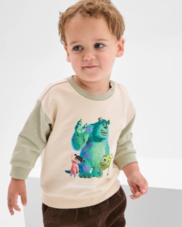Disney Pixar Monster Inc. Organic Cotton Fleece Jumper