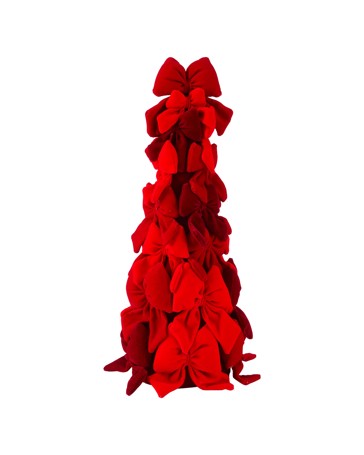 Anko Velvet Bow Tabletop Tree