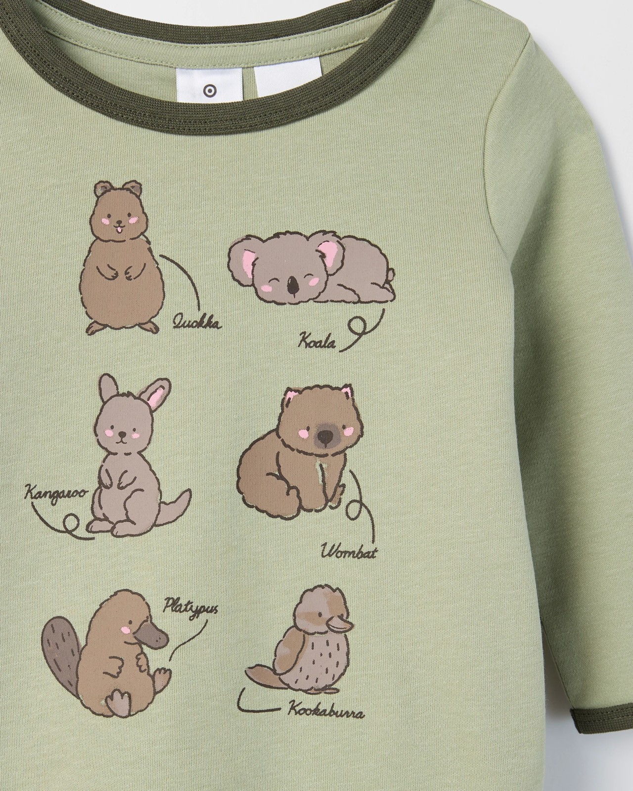 Baby Organic Cotton Knit Top and Flannel Pants Pyjama Set - Australiana 3 of 4