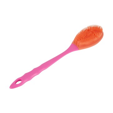 Silicone Body Brush, Pink and Orange - OXX Bodycare