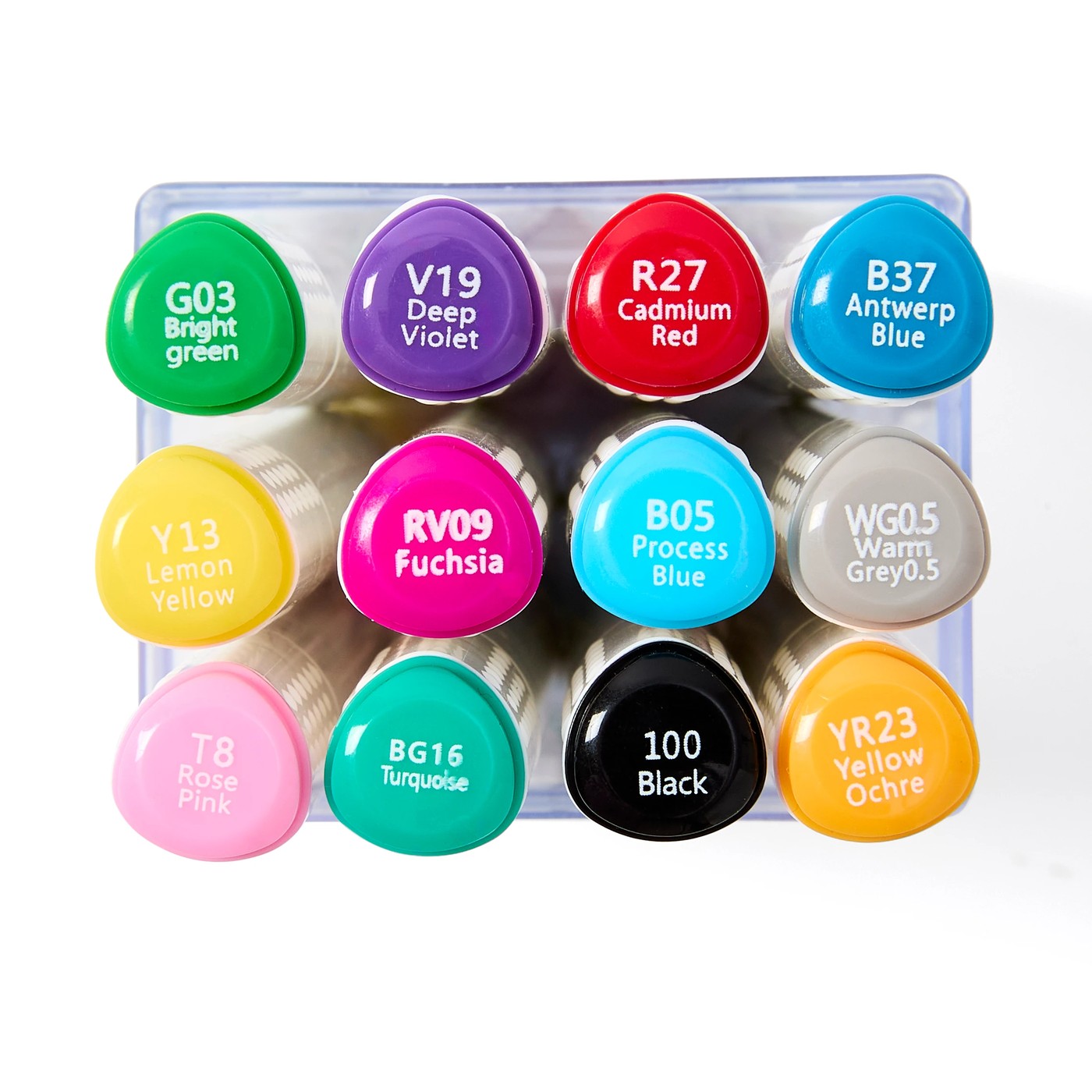 Dual-Tip Graphic Markers, 12 Pack - Anko 6 of 6