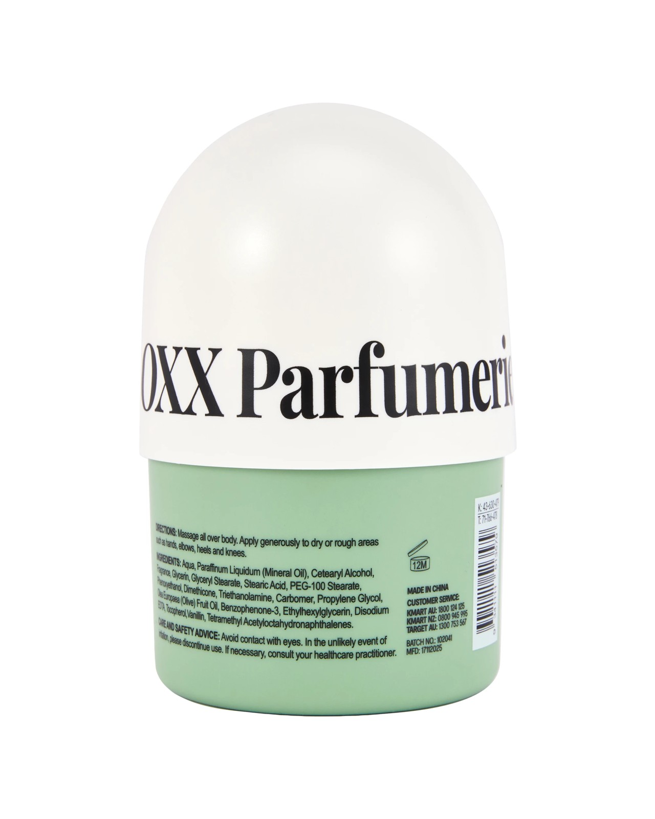 OXX Fragrance Pistache Creme Body Butter 240ml - Nutty, Milky and Caramel 3 of 3